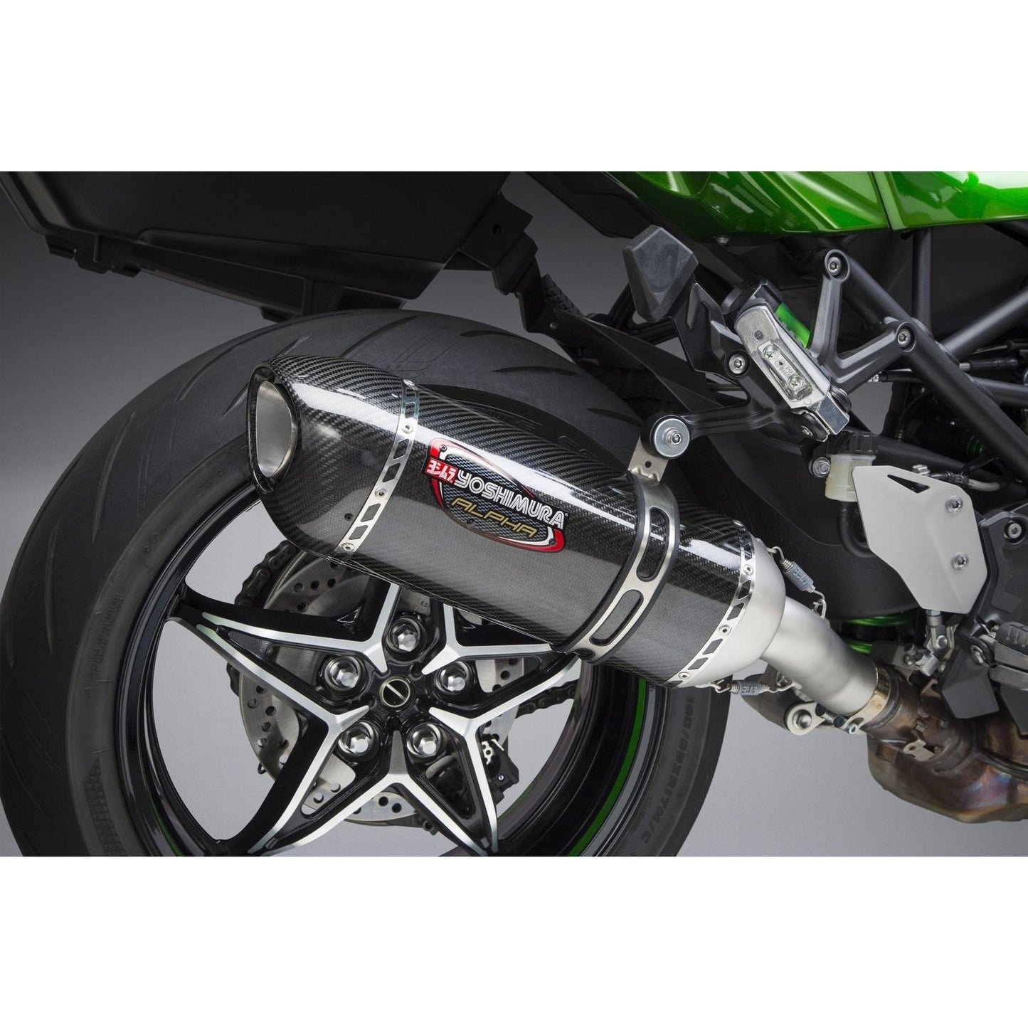 Yoshimura Exhaust Street Alpha-T Slip-on SS-CF-CF - 14210BM220