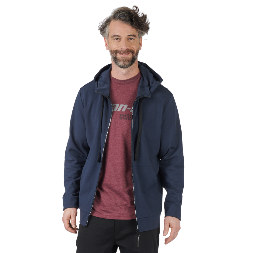 Can-am Zip-Up Ponte Hoodie