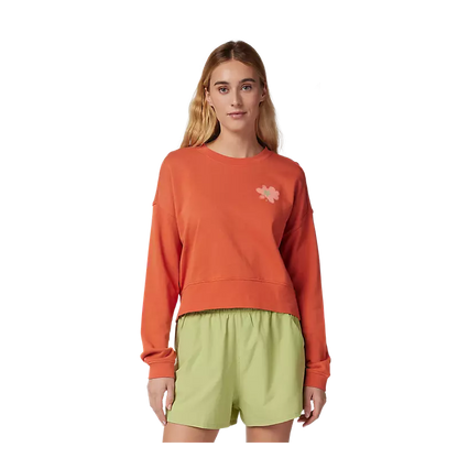 Fox Womens Byrd Pullover Crew Sweatshirt