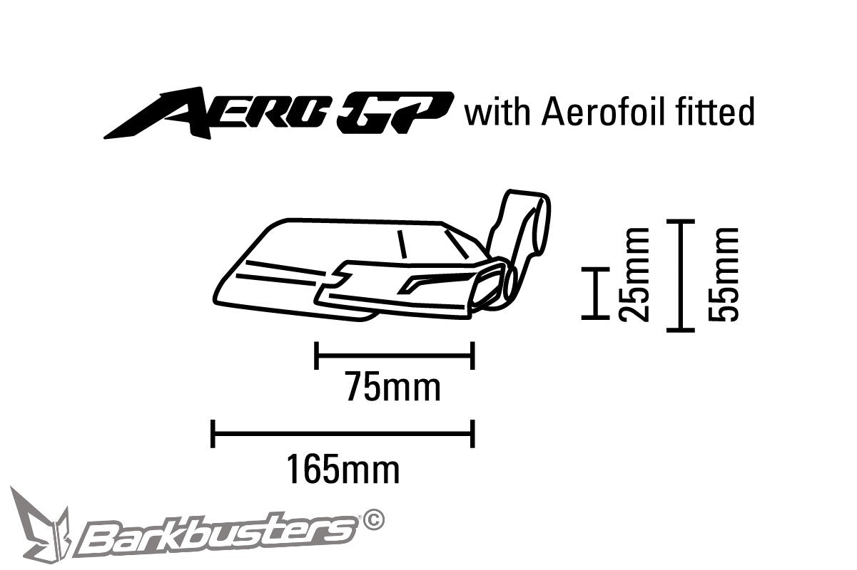 Barkbusters Aero - GP Lever Protector – Single Point Mount