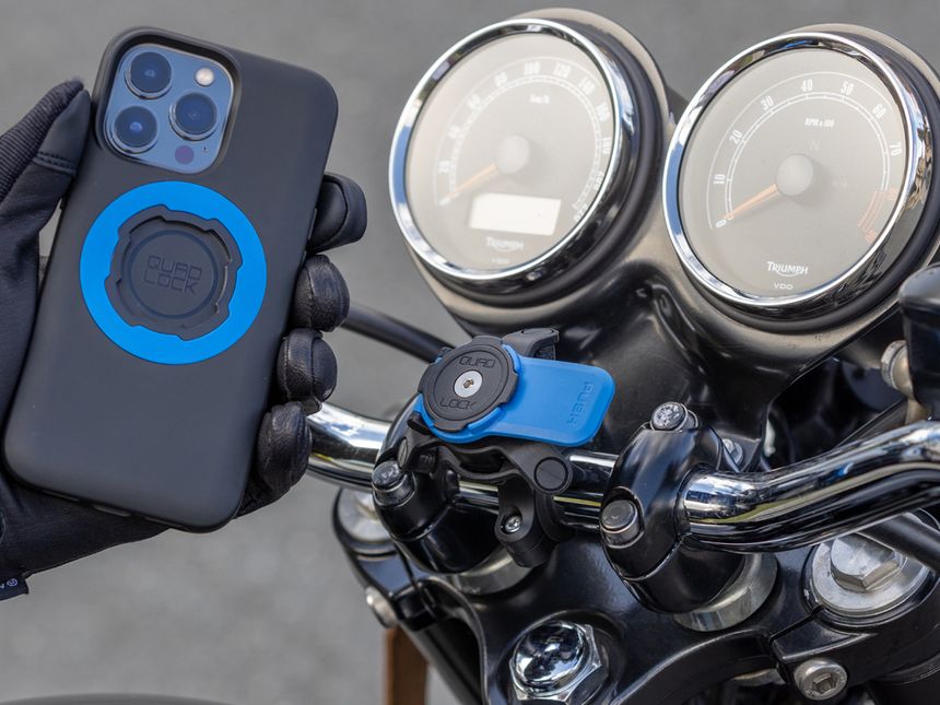 Quadlock Motorcycle Handlebar Mount (V2)